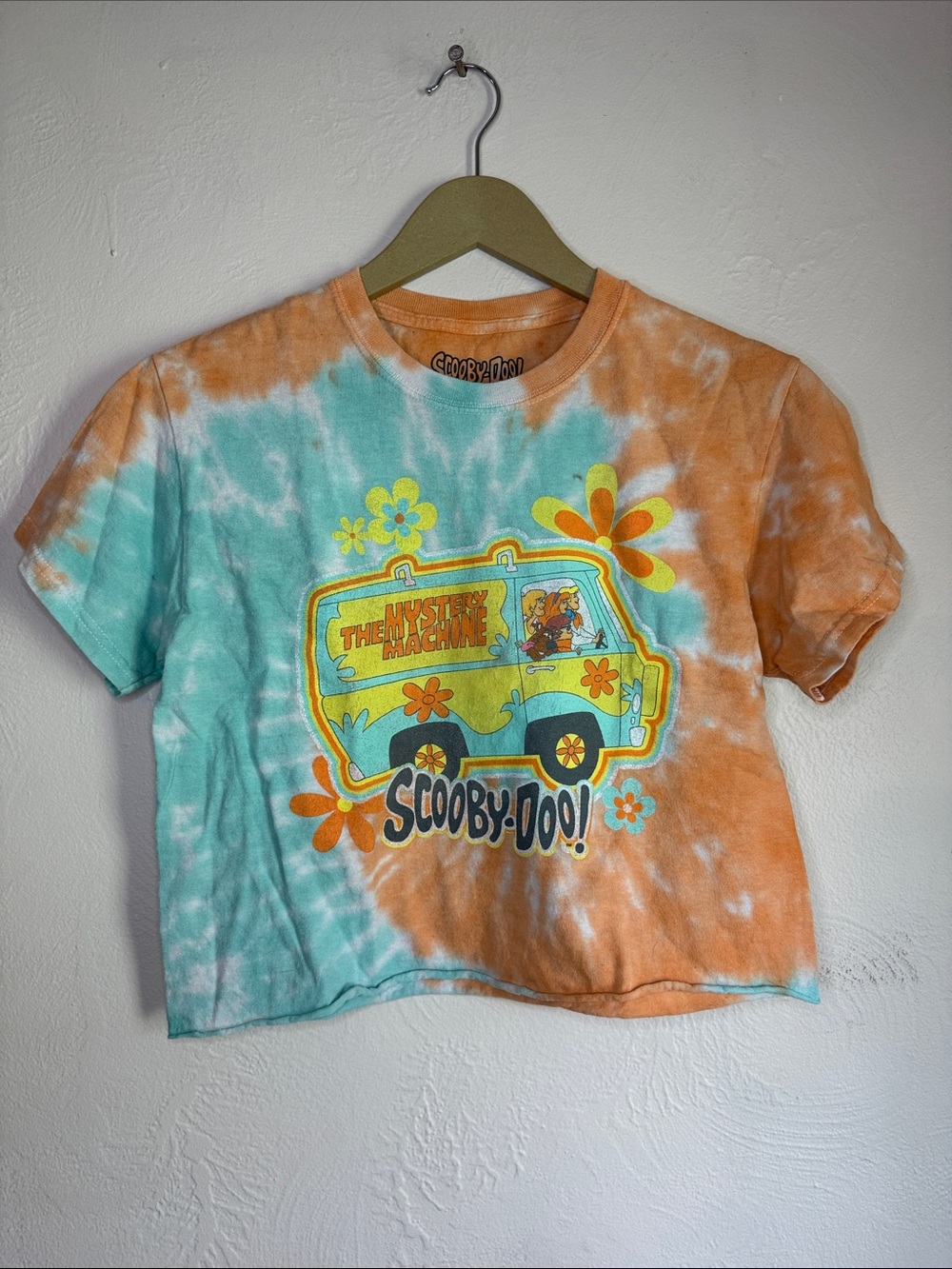 Scooby-Doo Mystery Machine Tie Dye Graphic Tee Size Small